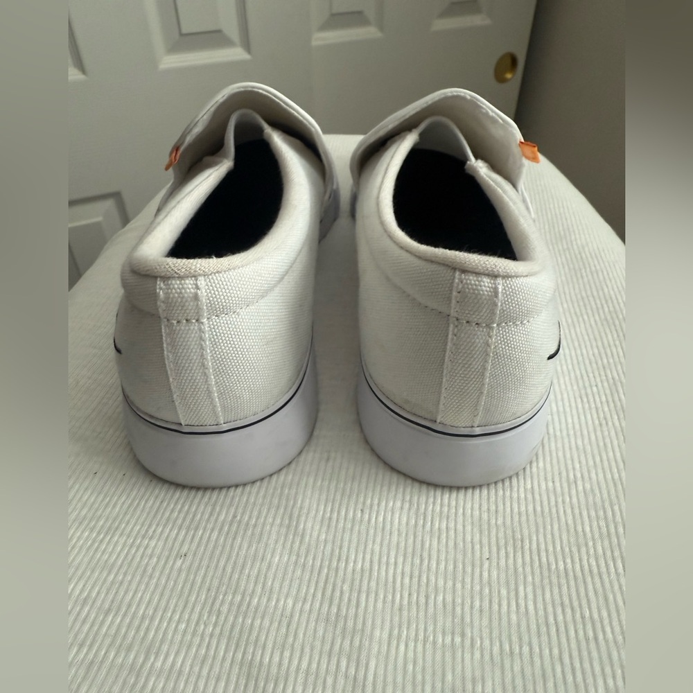 Nike Court Royal White Canvas Slip-On Loafers - Picture 3 of 4